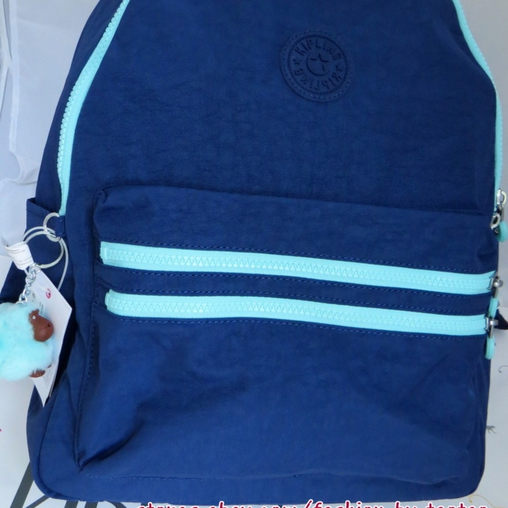 Kipling Bouree Backpack water bottle pocket